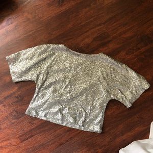 Gap sequin kimono shirt